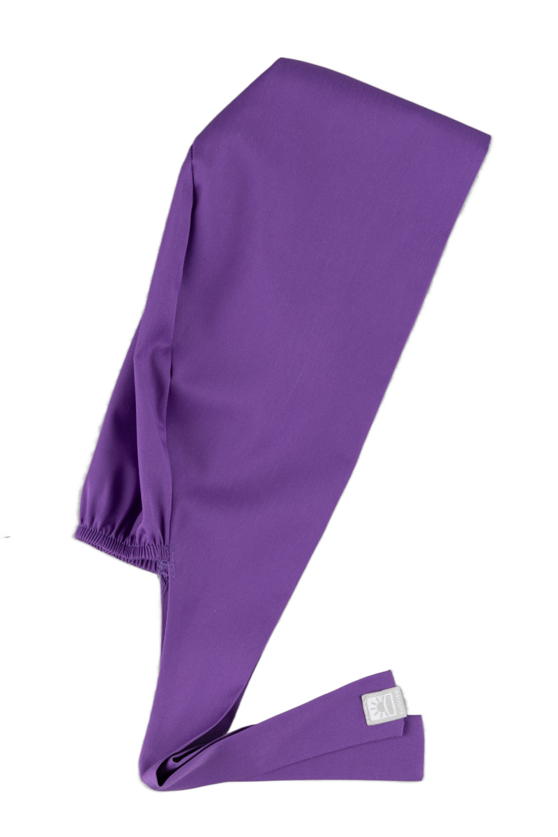 Sunrise Uniforms Fresh scrubs cap violet (roll-up)-2