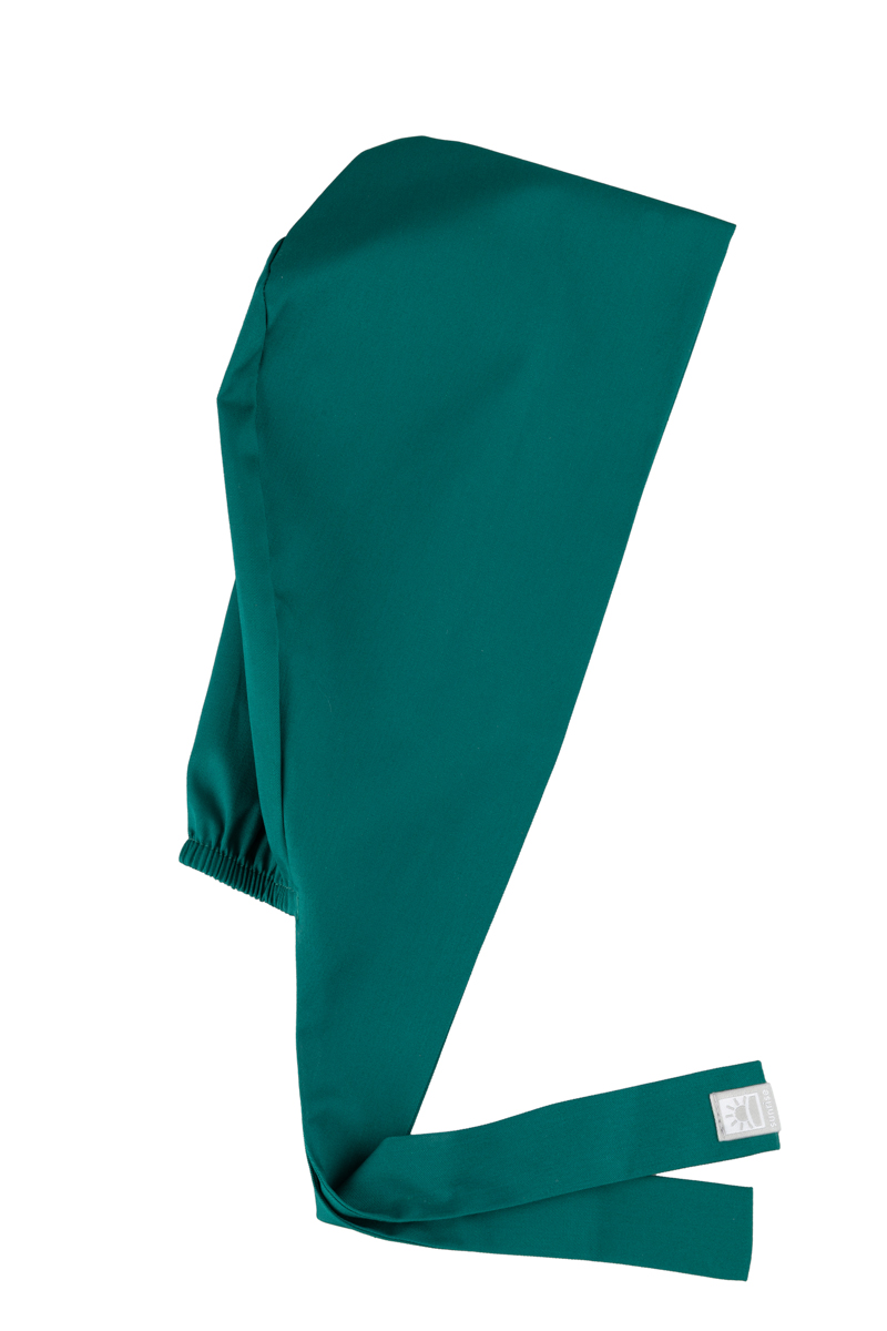 Sunrise Uniforms Fresh scrubs cap hunter green (roll-up)-2