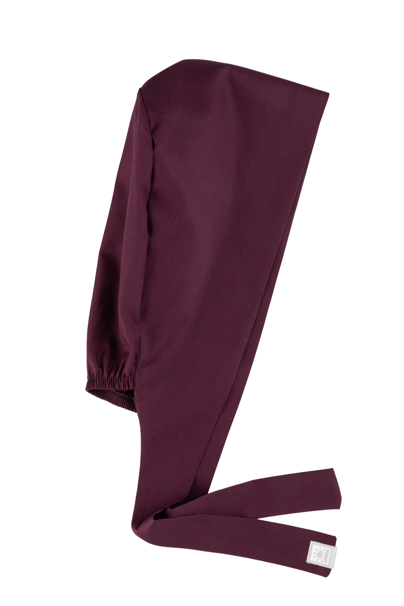 Sunrise Uniforms Fresh scrubs cap burgundy (roll-up)-2