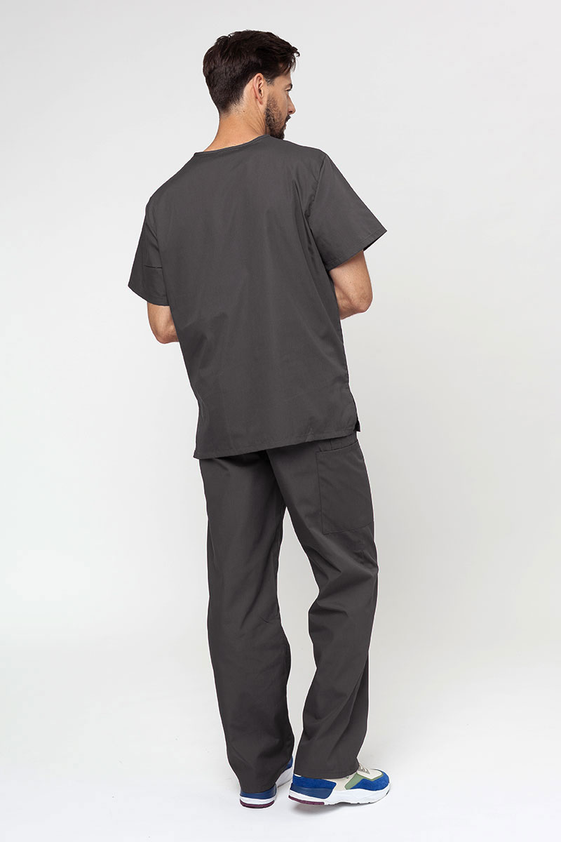Men’s Cherokee Originals V-neck scrub top pewter-6