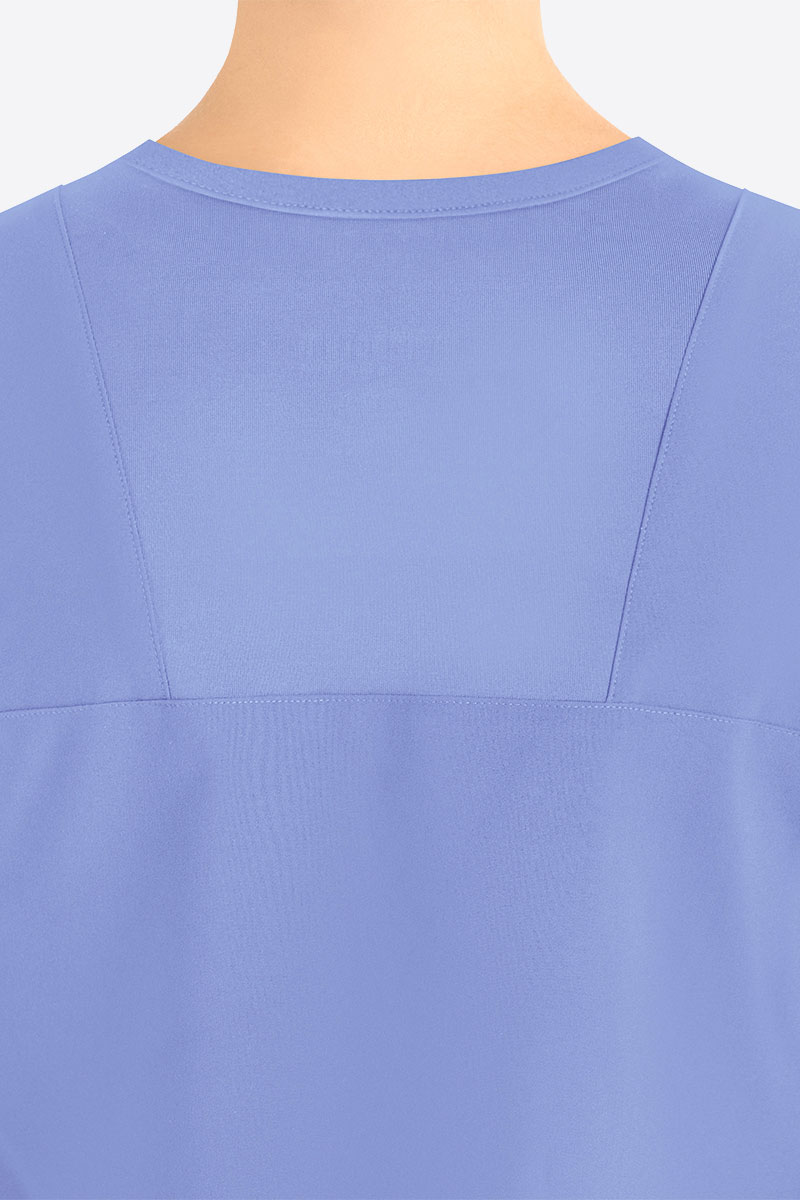 Women's Maevn Momentum Round Neck scrub top ciel blue-3