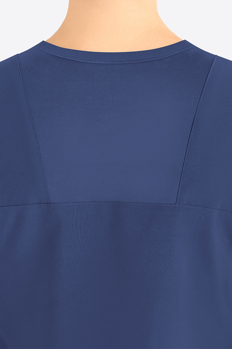 Women's Maevn Momentum Round Neck scrub top navy-3