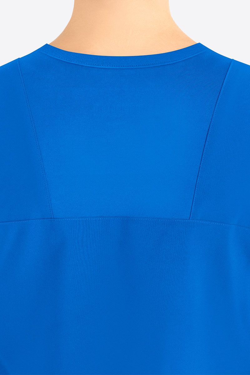 Women's Maevn Momentum Round Neck scrub top royal blue-3