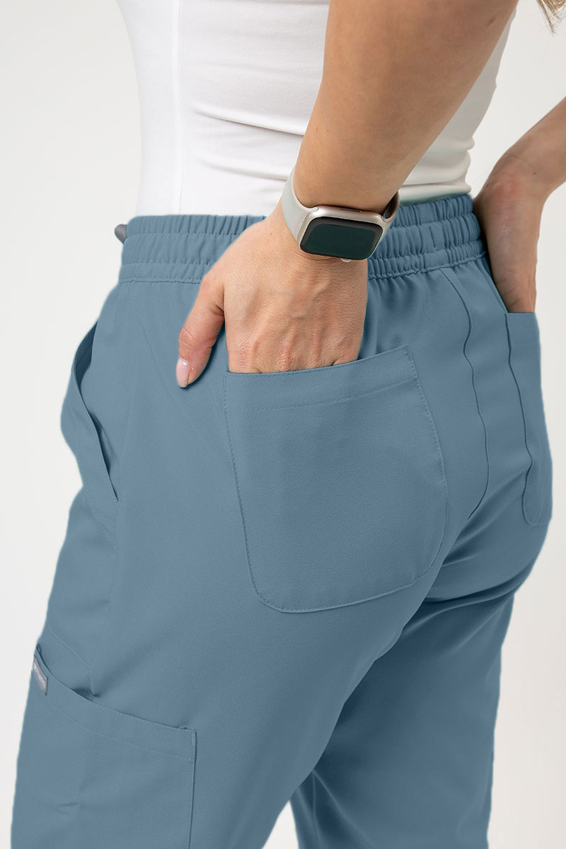 Women’s Maevn Momentum 6-pocket scrub trousers slate blue-2