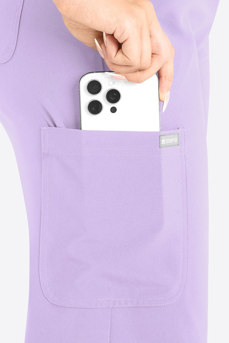 Women's Maevn Momentum Wide Leg scrub trousers lavender-3