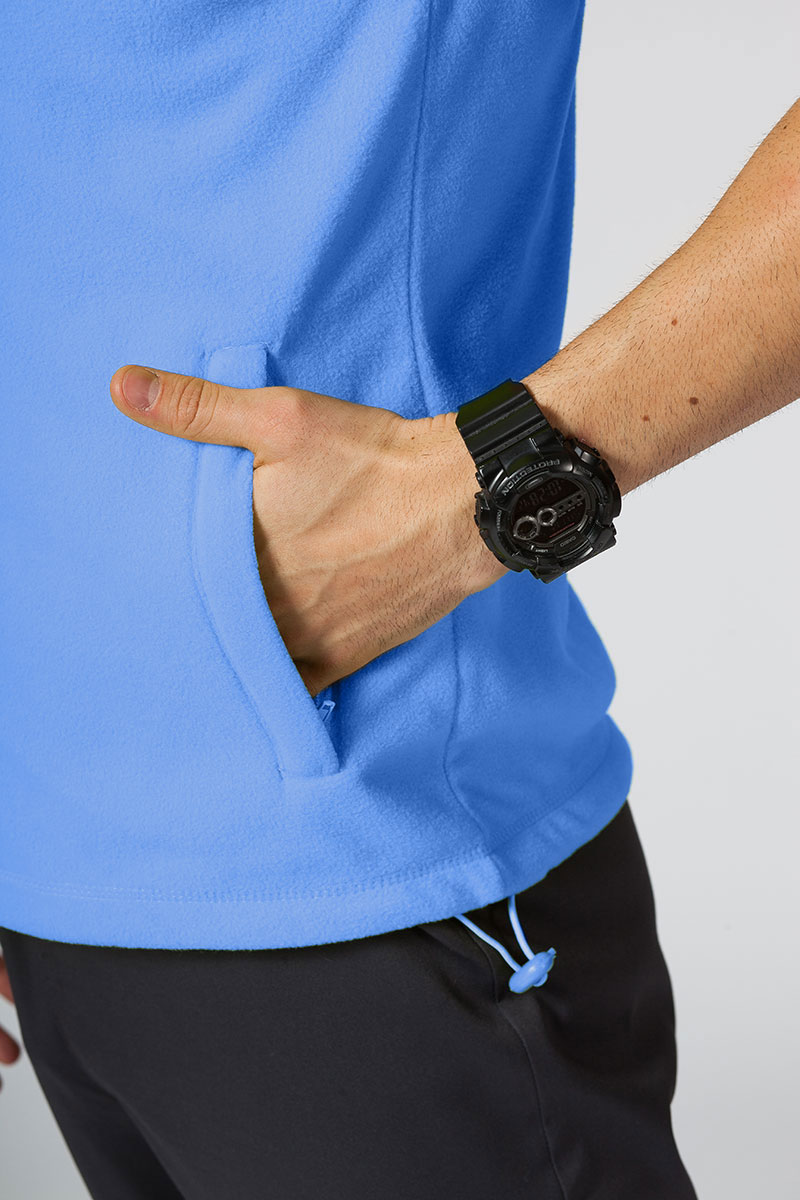 Men’s Malfini Fleece vest azure-2