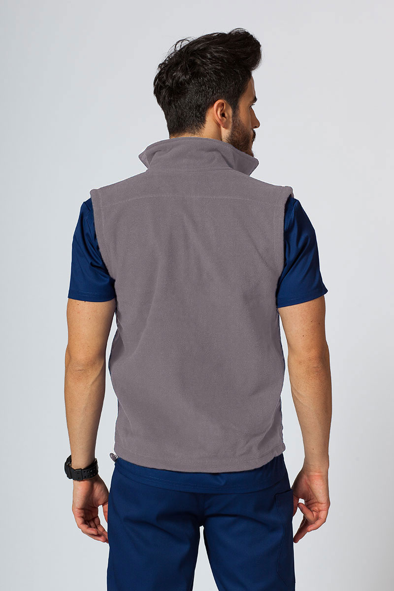 Men’s Malfini Fleece vest steel grey-1
