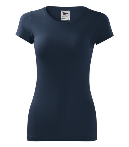 Women’s Malfini t-shirt with short sleeve navy blue-2