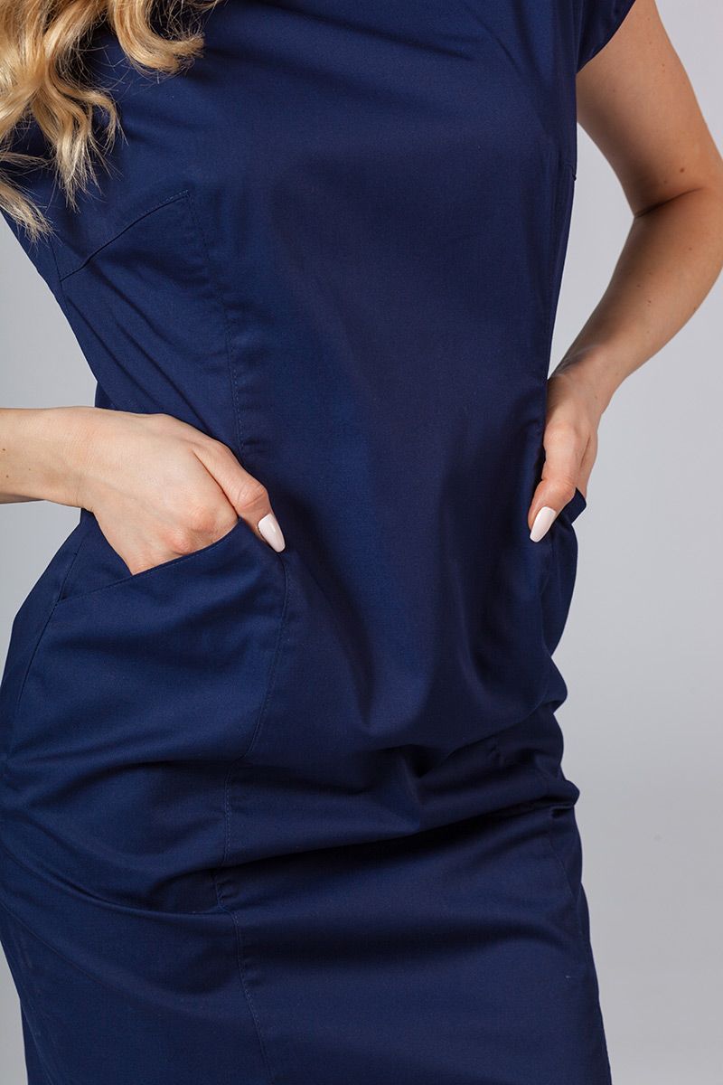 Women s Sunrise Uniforms Elite scrub dress navy