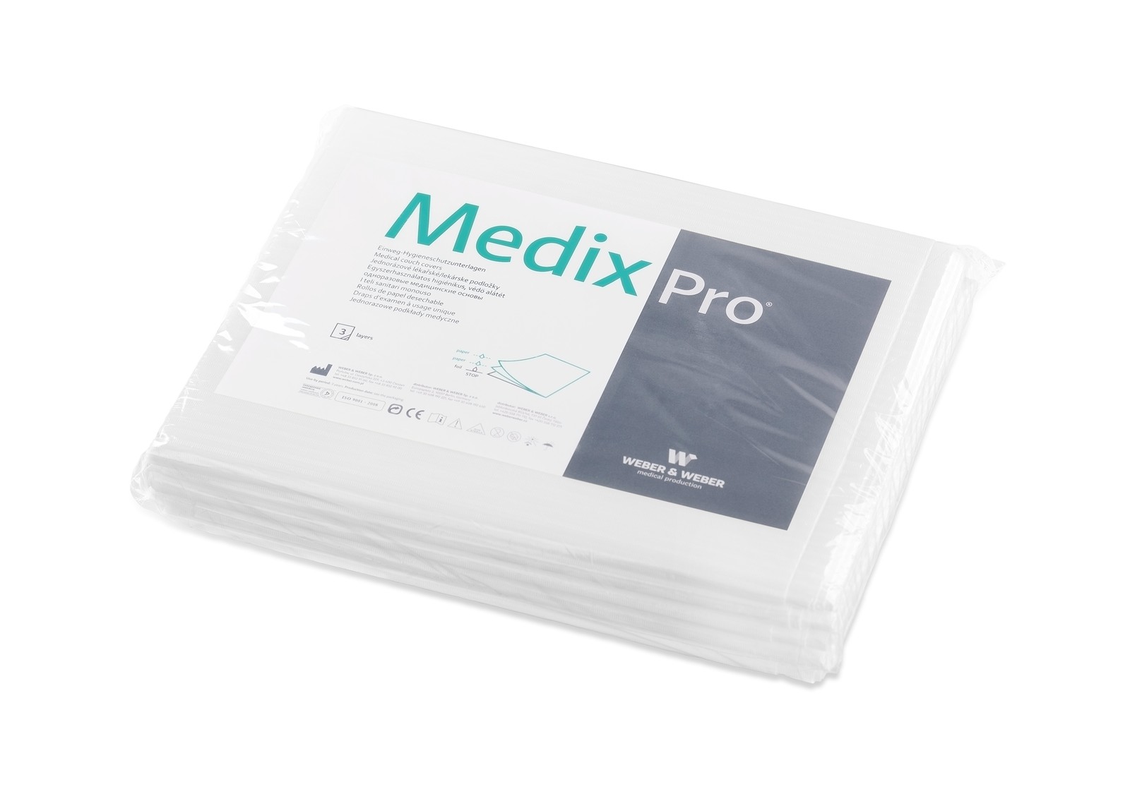Prześcieradła medyczne 150x210 cm bibułowo-foliowe MedixPro (Opakowanie 5 Sztuk)-10