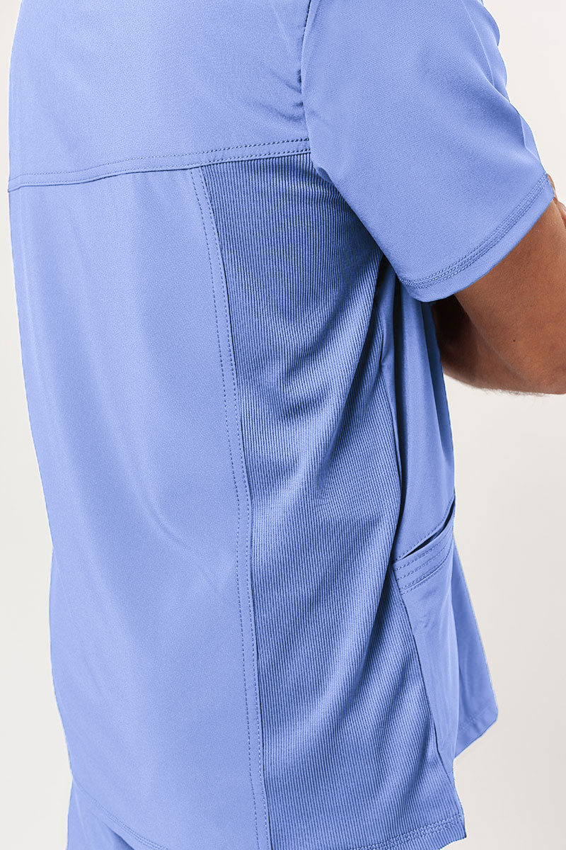 Men’s Cherokee Infinity V-neck scrub top ciel blue-3