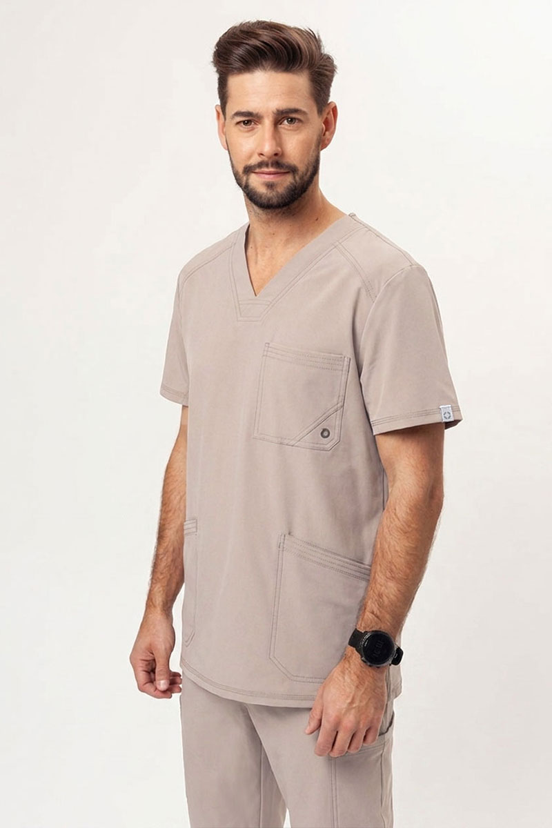 Men's Cherokee Infinity scrubs set khaki-2