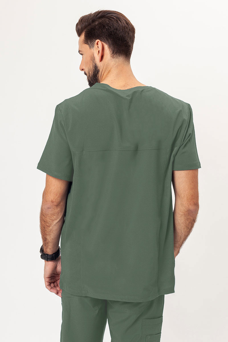 Men’s Cherokee Infinity V-neck scrub top olive-1