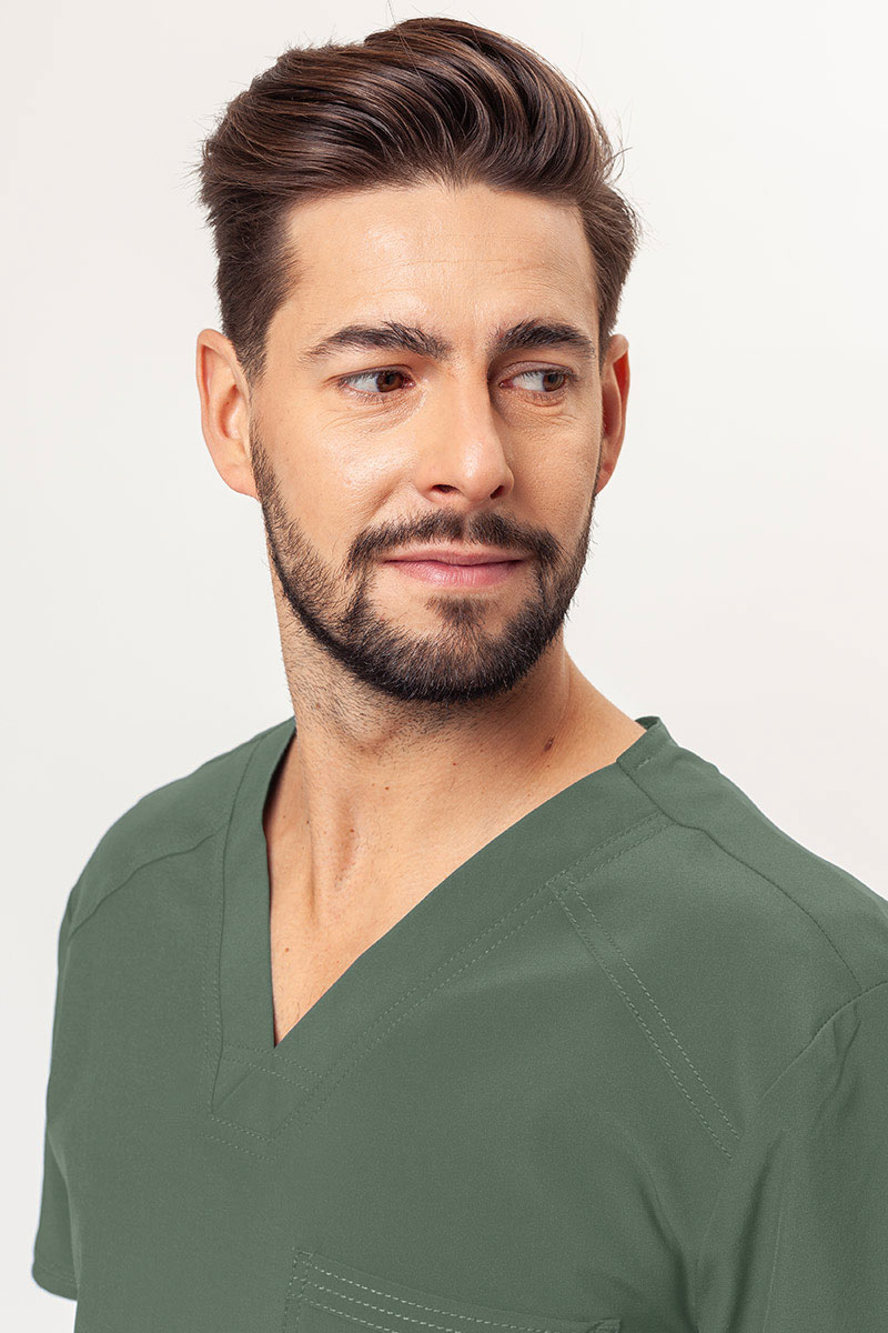 Men’s Cherokee Infinity V-neck scrub top olive-2