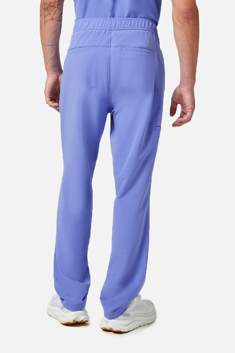 Men's Healing Hands Noah scrub trousers ciel blue-1