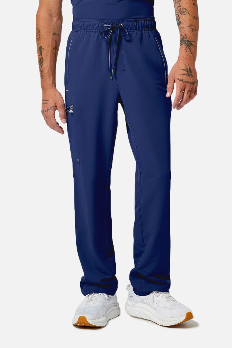 Men's Healing Hands Steven scrubs set navy-7