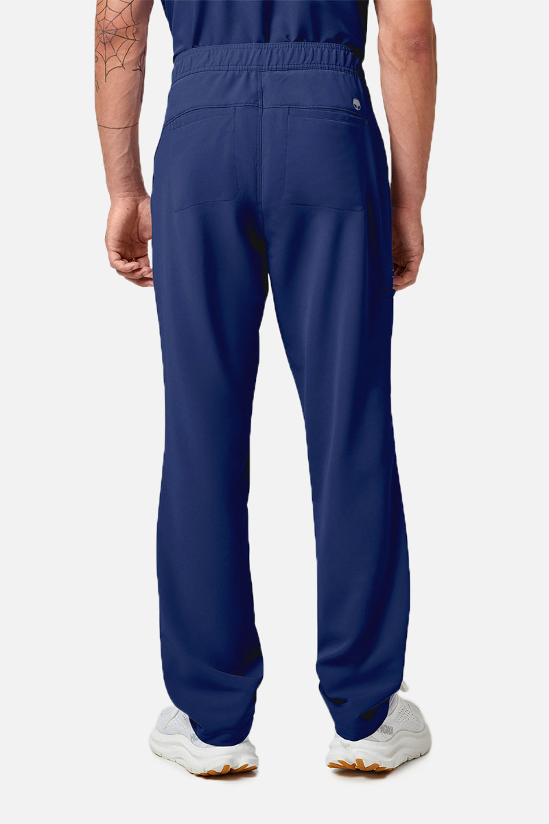 Men's Healing Hands Noah scrub trousers navy-1