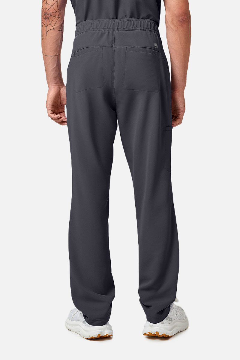 Men's Healing Hands Noah scrub trousers pewter-1