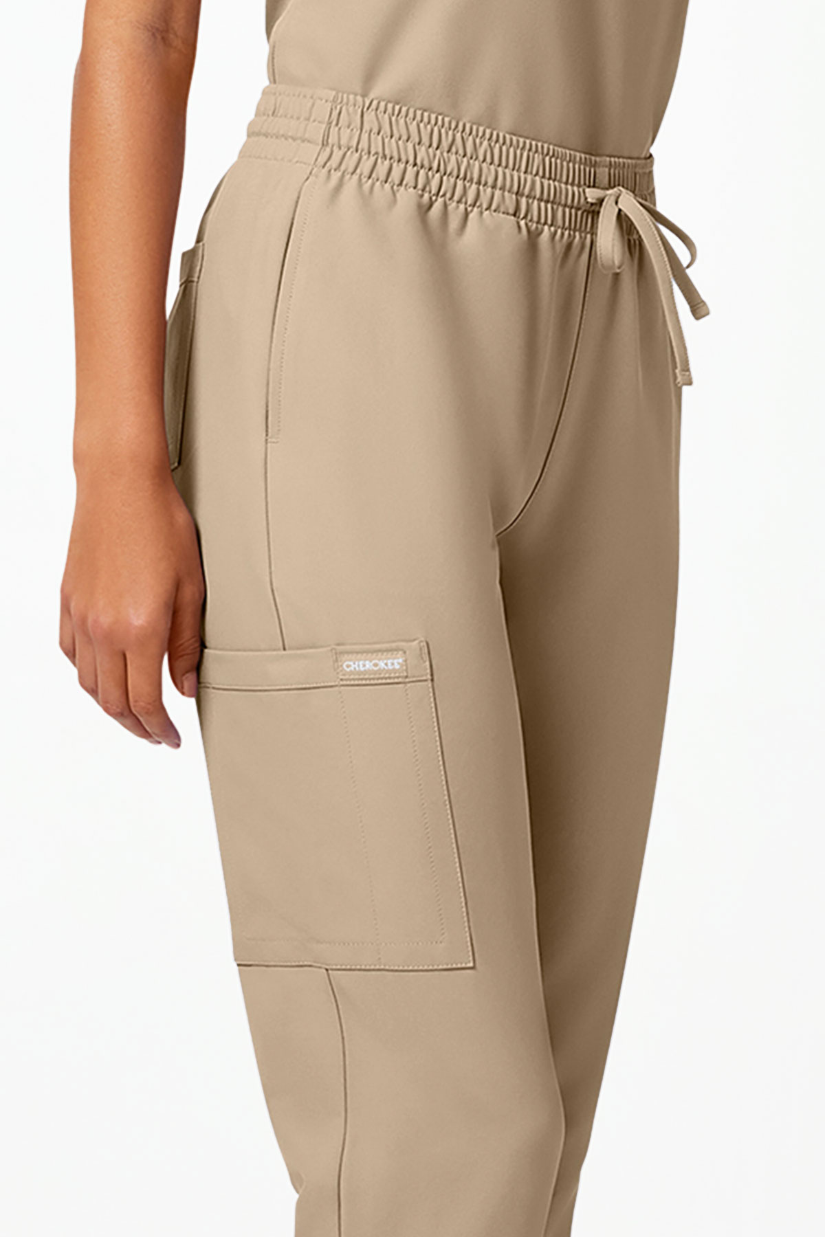 Women’s Cherokee Originals Ultra jogger scrub trousers khaki-4