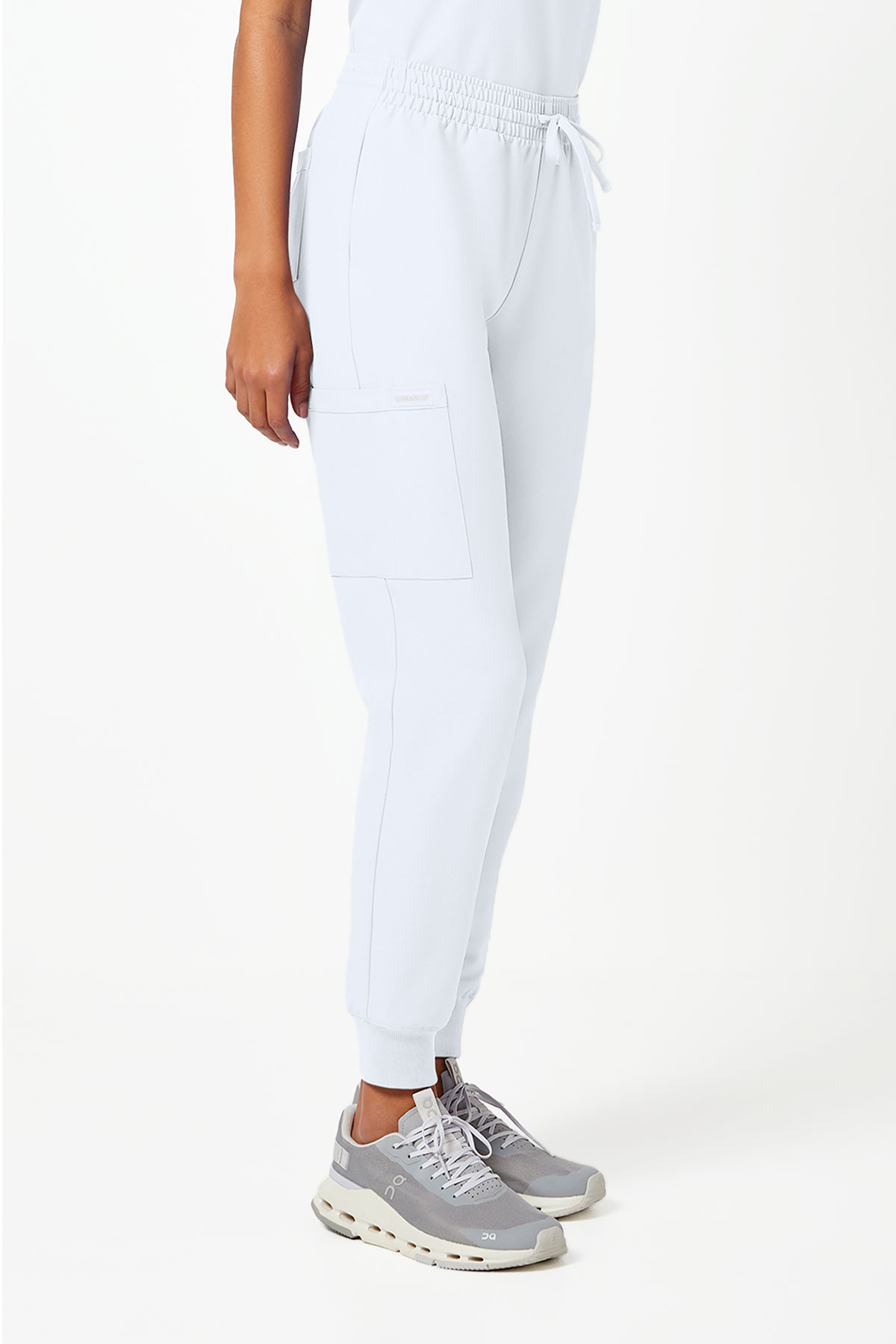 Women’s Cherokee Originals Ultra jogger scrub trousers white-3