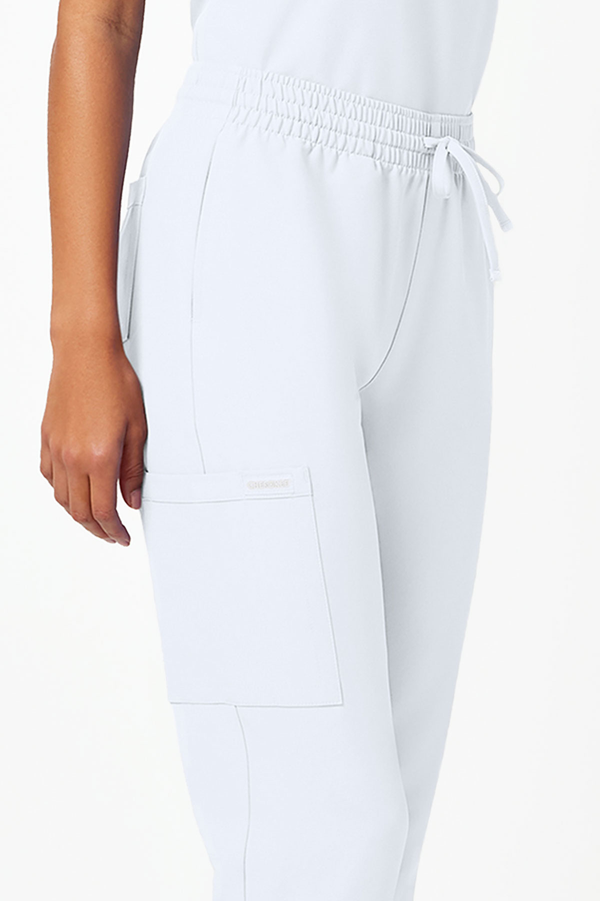 Women’s Cherokee Originals Ultra jogger scrub trousers white-4
