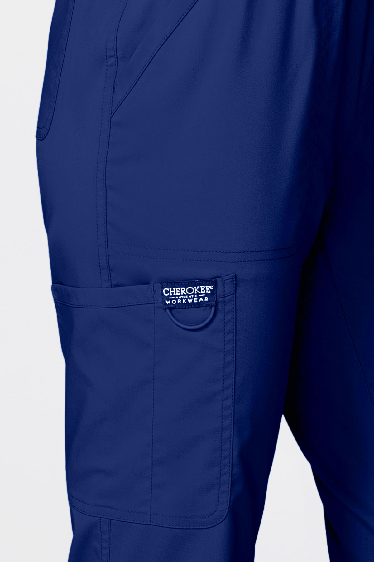 Women's Cherokee Revolution Flared scrub trousers navy-3