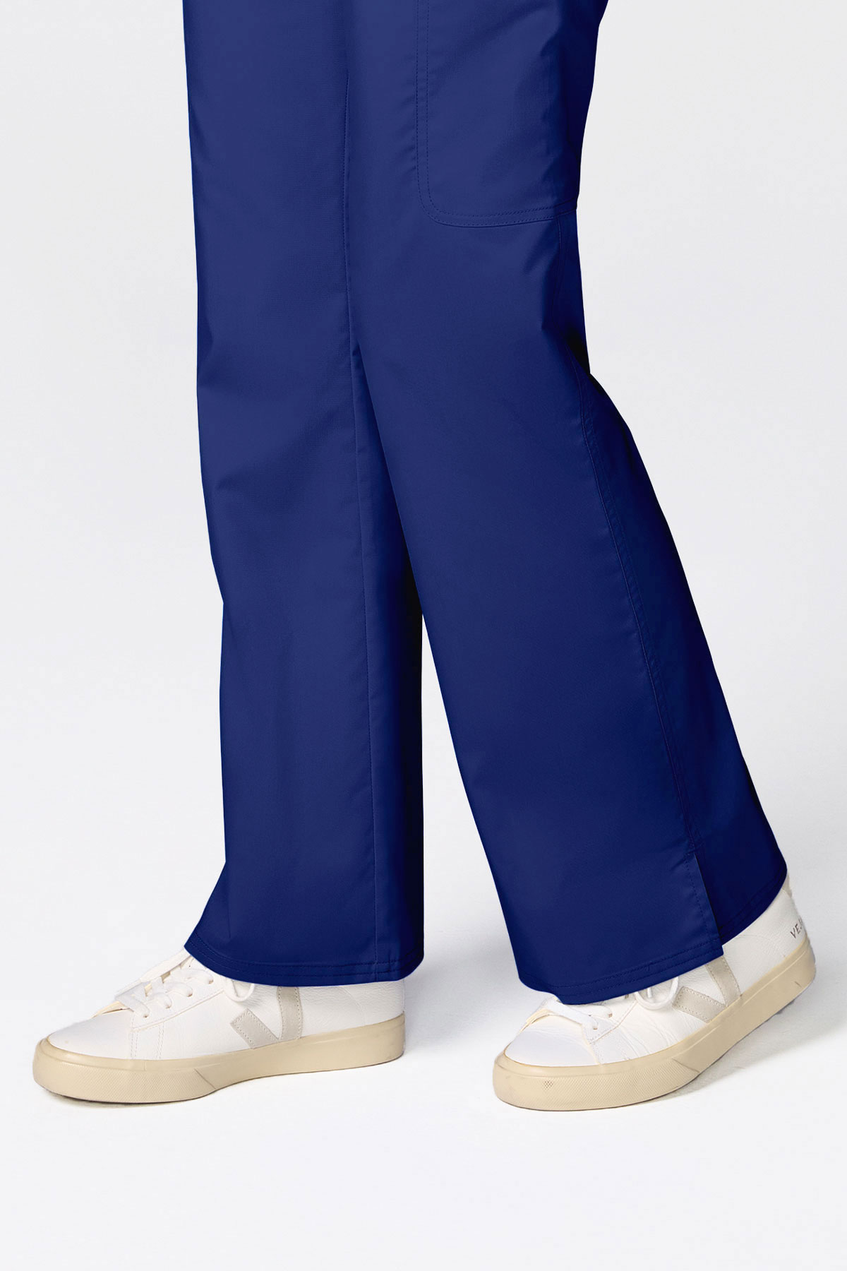 Women's Cherokee Revolution Flared scrub trousers navy-4