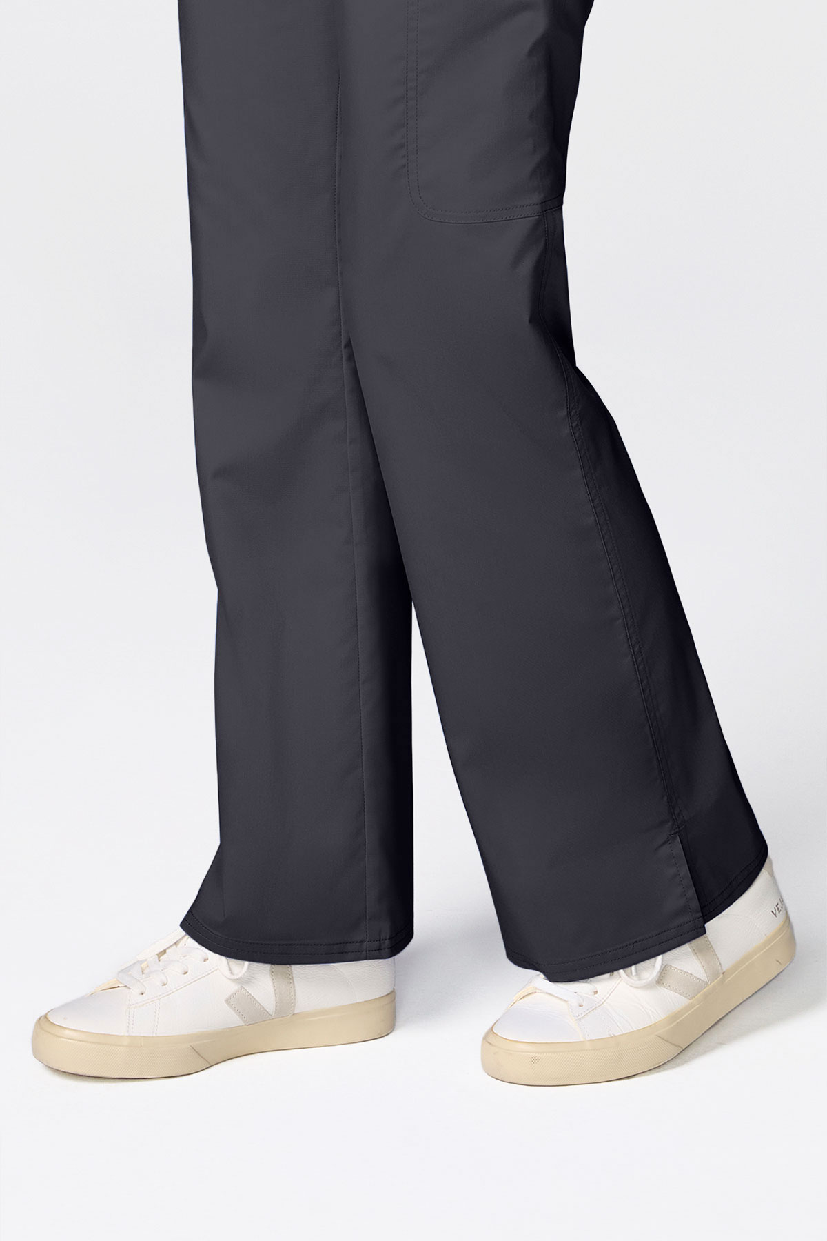 Women's Cherokee Revolution Flared scrub trousers pewter-4