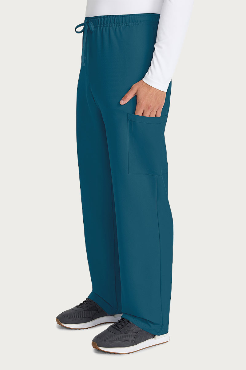 Men’s Cherokee Ultra Cargo scrub trousers caribbean blue-3