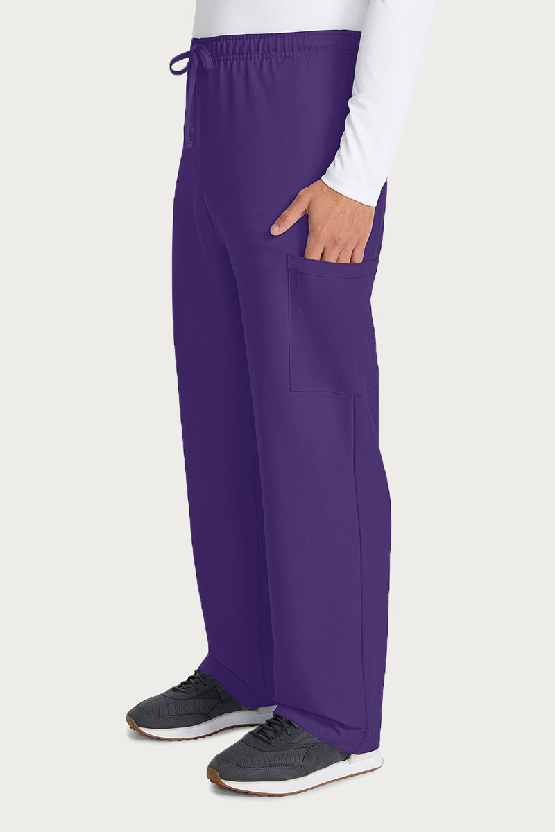 Men’s Cherokee Ultra Cargo scrub trousers grape-3