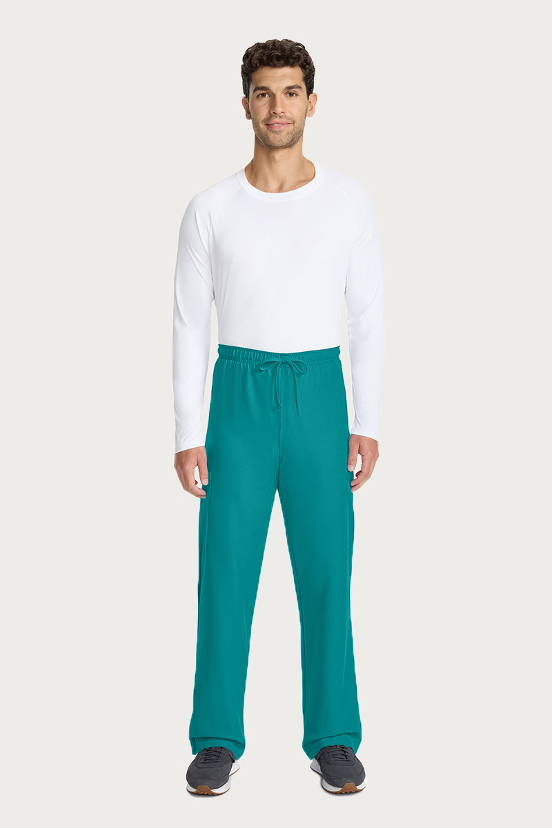 Men's Cherokee Ultra Cargo Scrub Set teal blue-11