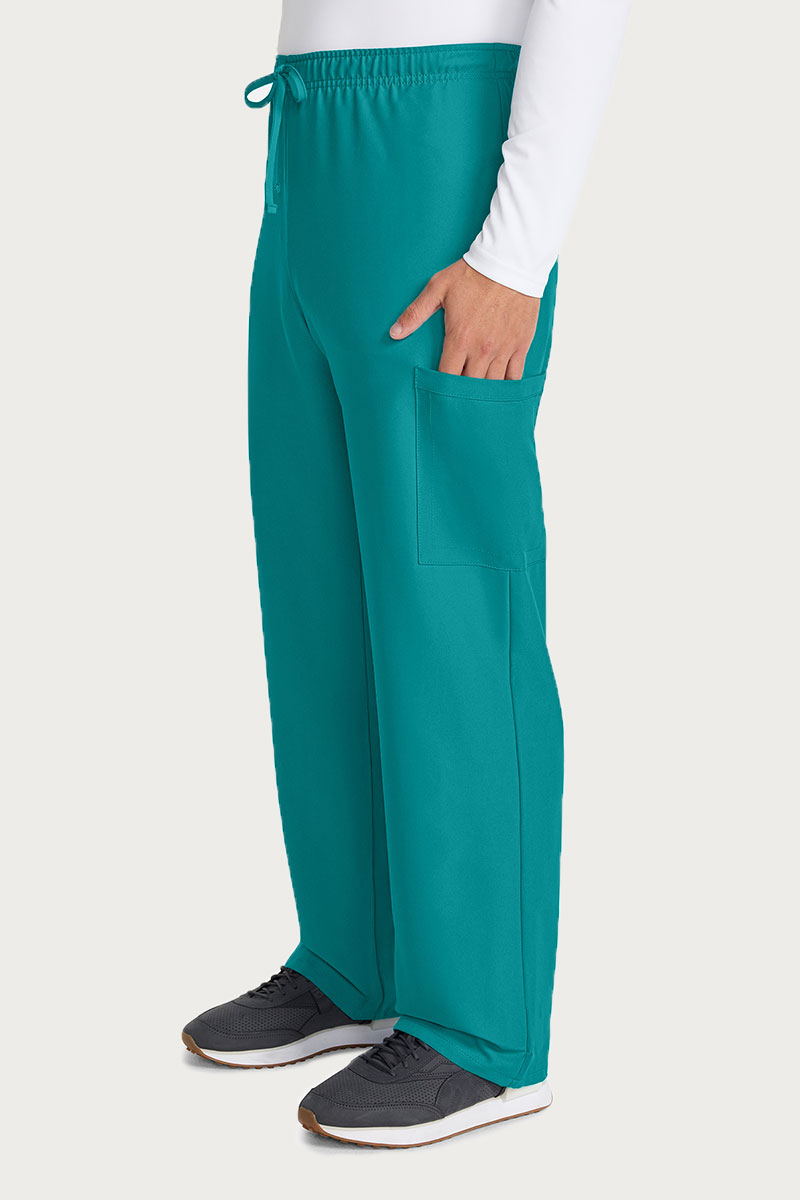 Men’s Cherokee Ultra Cargo scrub trousers teal blue-3