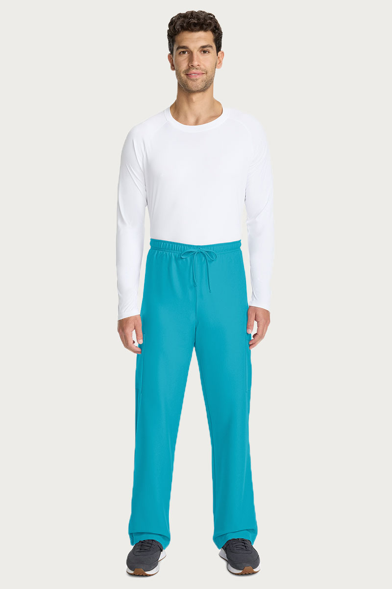 Men's Cherokee Ultra Cargo Scrub Set turquoise-11