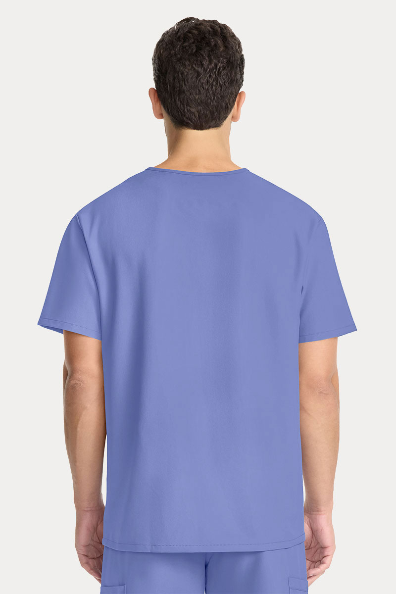 Men's Cherokee Ultra V-neck Scrub top ceil blue-1