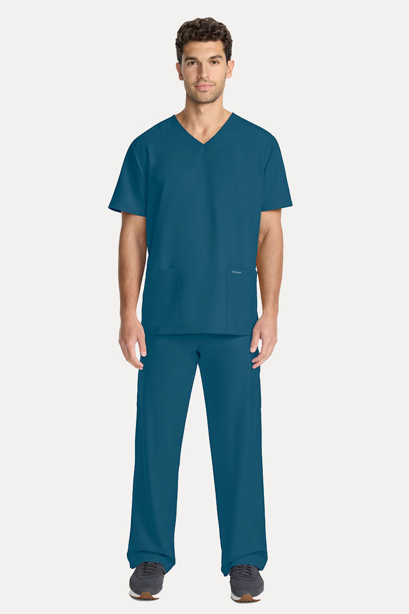 Men's Cherokee Ultra V-neck Scrub top caribbean-5