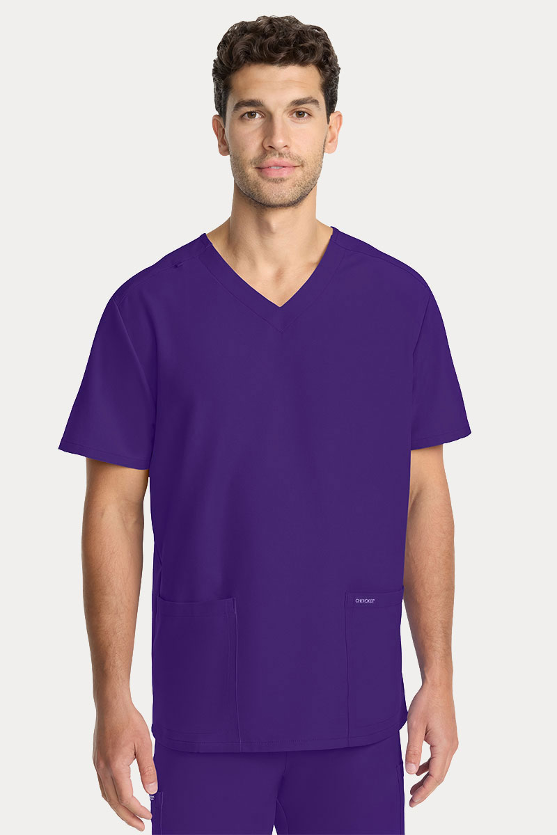 Men's Cherokee Ultra Cargo Scrub Set grape-2