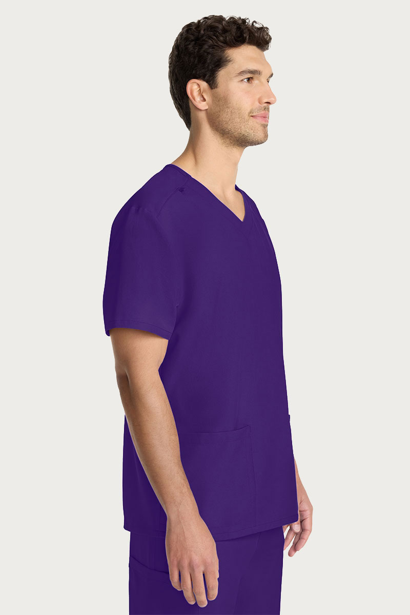 Men's Cherokee Ultra V-neck Scrub top grape-2