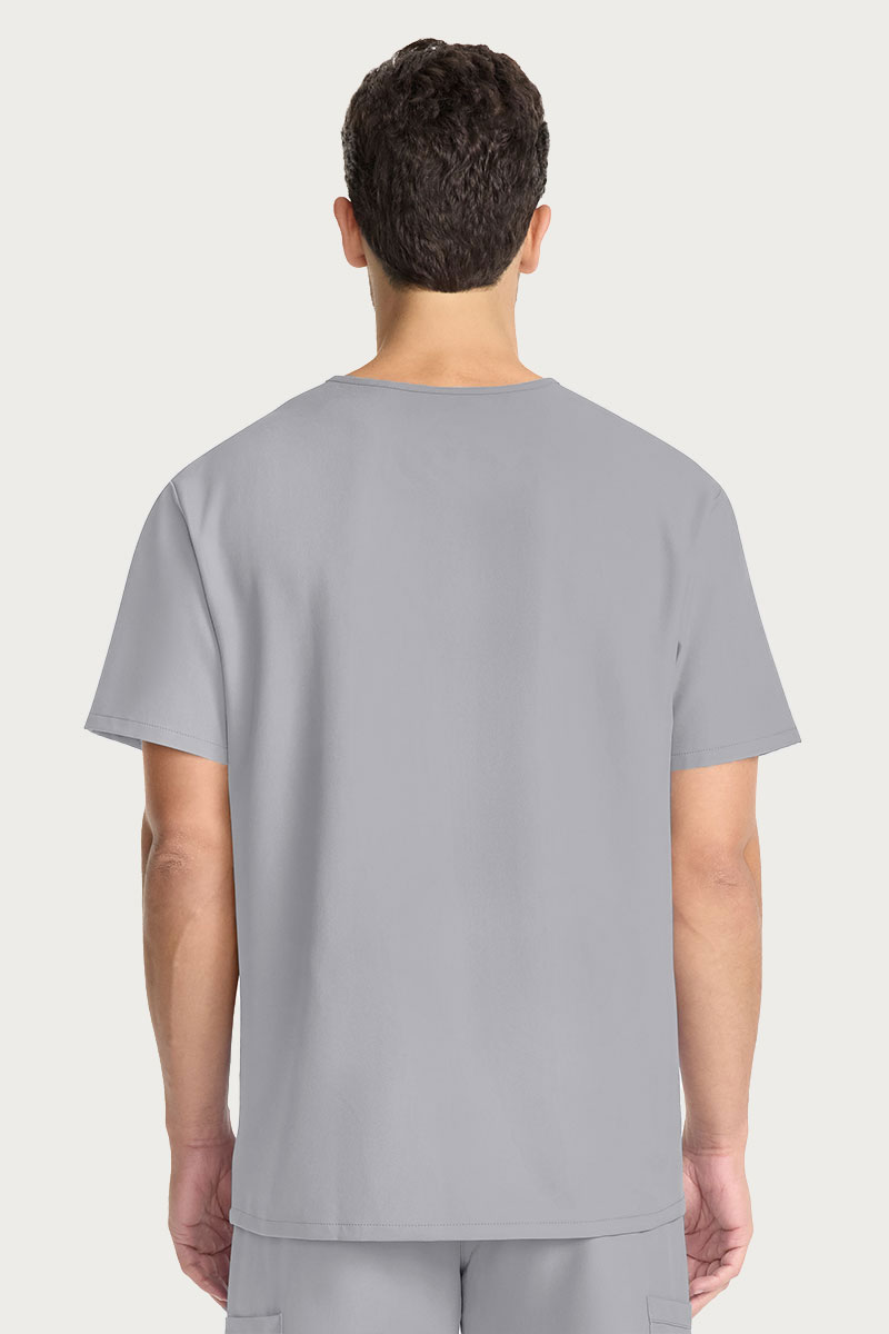 Men's Cherokee Ultra V-neck Scrub top grey-1