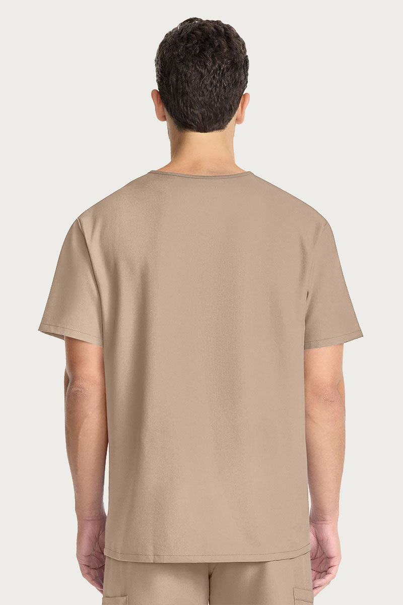 Men's Cherokee Ultra V-neck Scrub top khaki-1