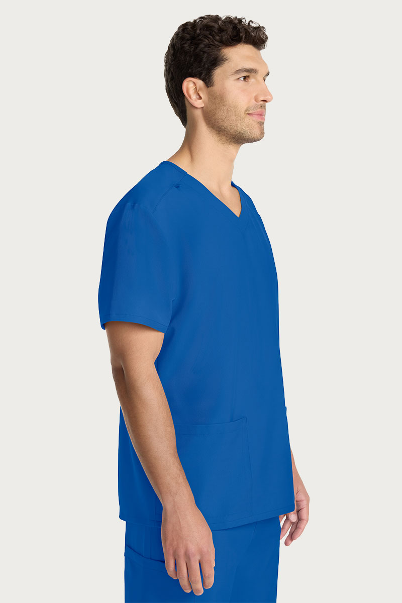 Men's Cherokee Ultra V-neck Scrub top royal blue-2