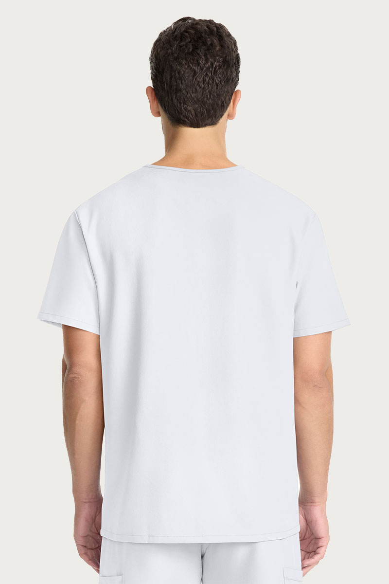 Men's Cherokee Ultra V-neck Scrub top white-1