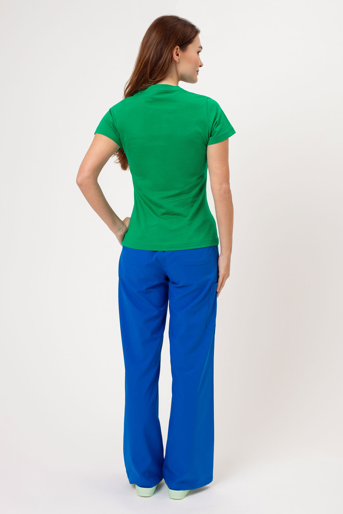 Women’s Malfini Basic T-shirt green-4