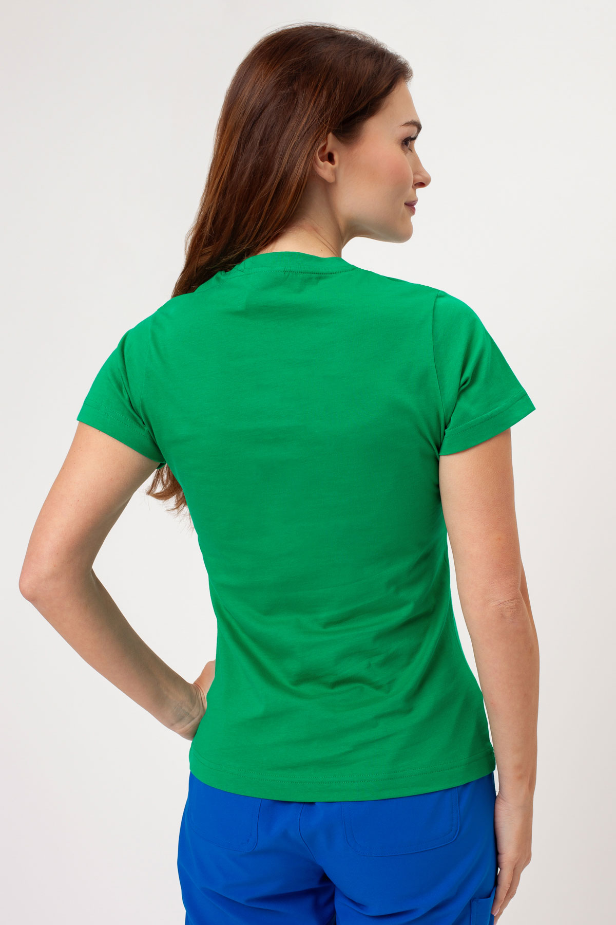 Women’s Malfini Basic T-shirt green-2