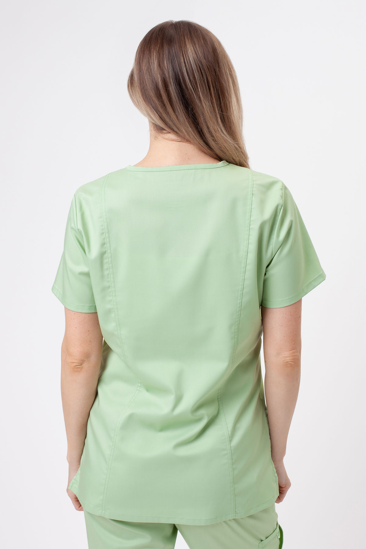 Women’s Cherokee Revolution Soft scrub top pistachio-2