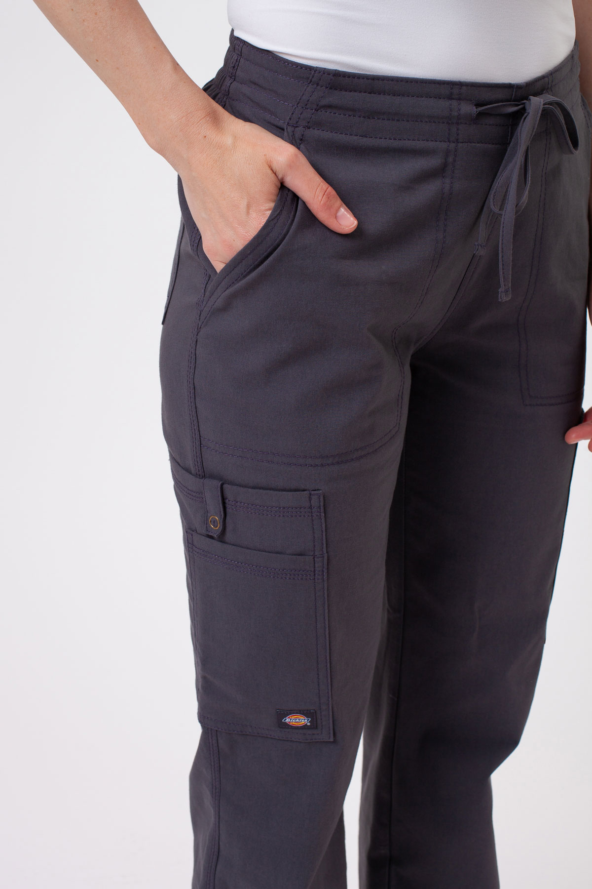 Women’s Dickies Dickies Forge Straight Leg scrub trousers pewter-2