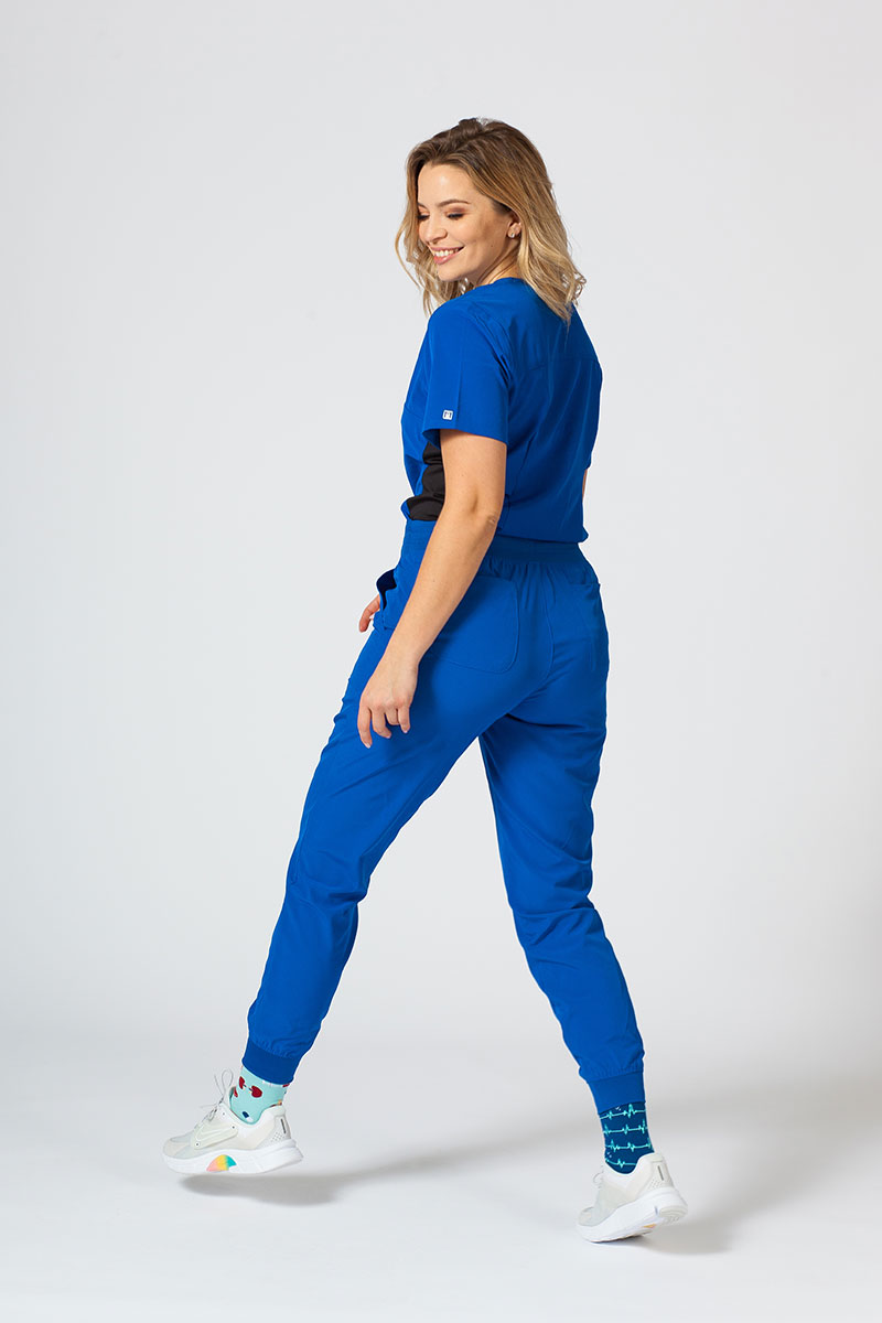 Women's Maevn Matrix Impulse jogger scrub trousers royal blue-9