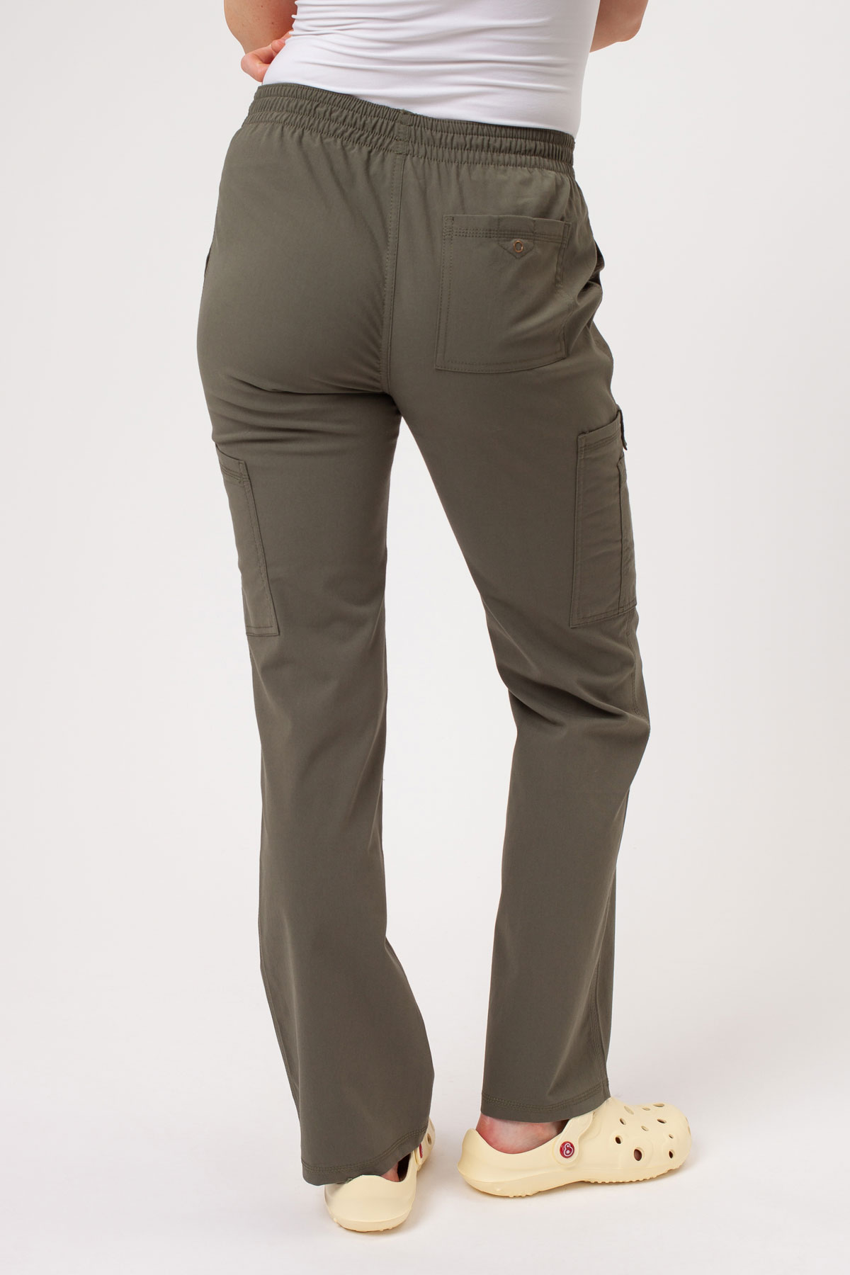 Women’s Dickies Dickies Forge Straight Leg scrub trousers olive-2