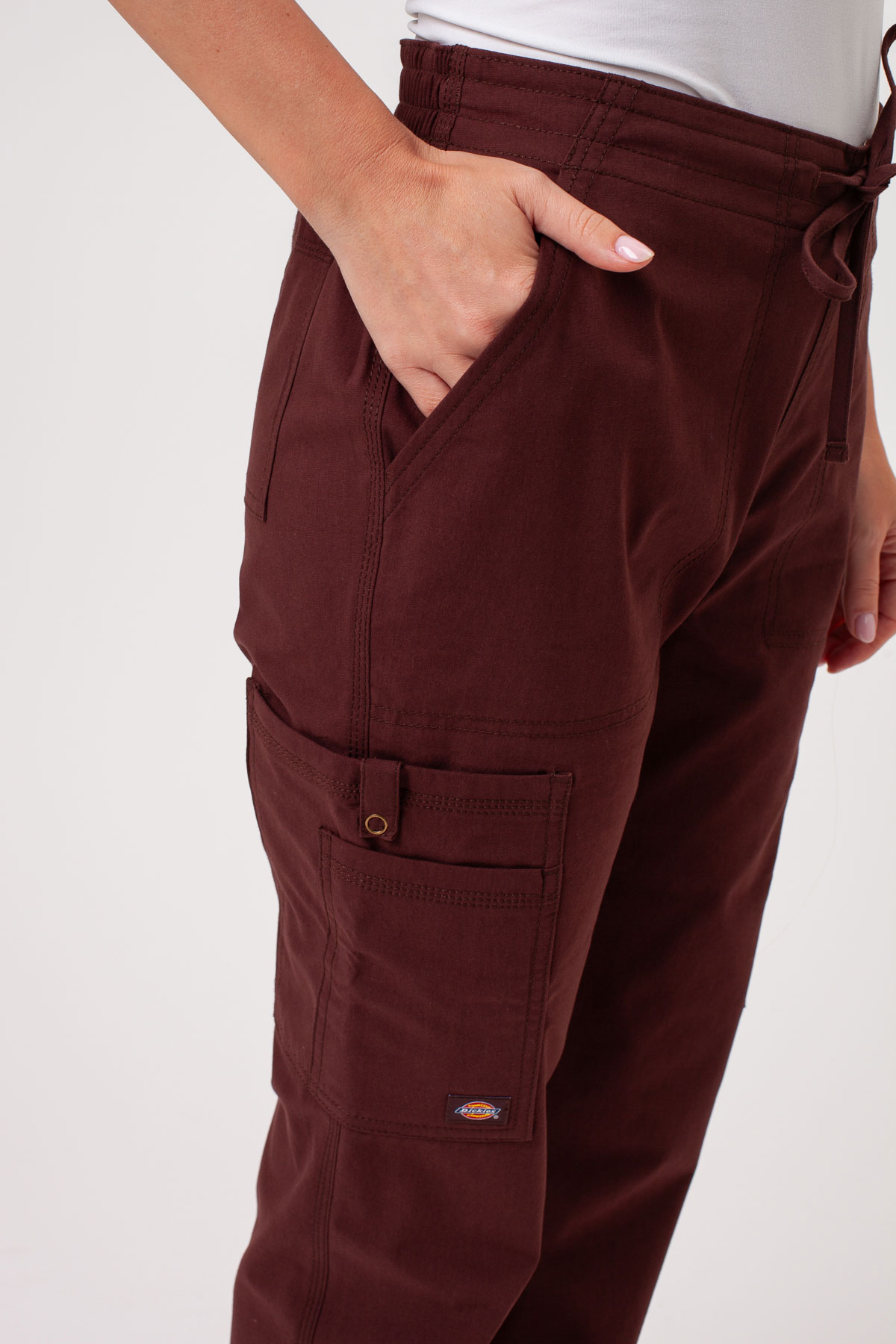 Women’s Dickies Dickies Forge Straight Leg scrub trousers brown-2