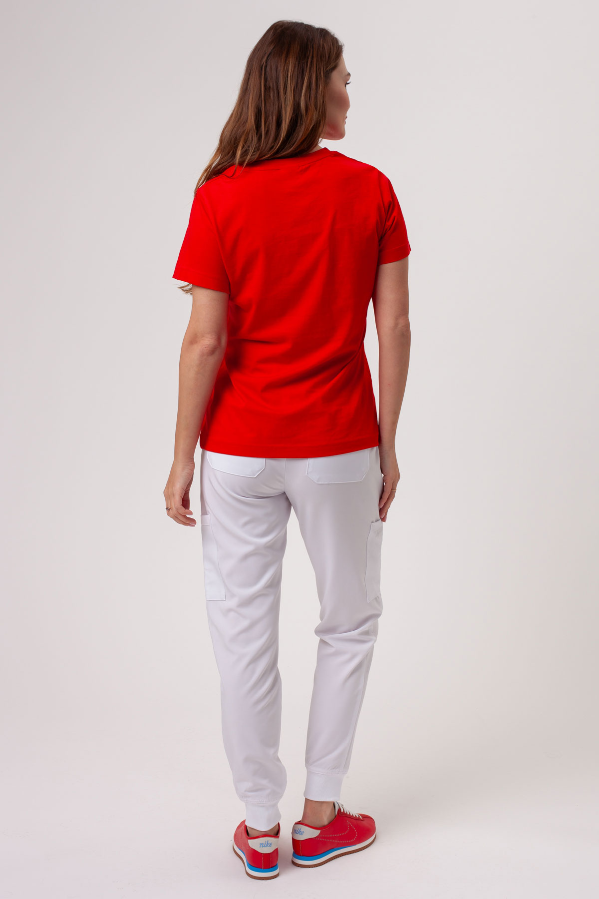 Women’s Malfini Basic T-shirt red-3