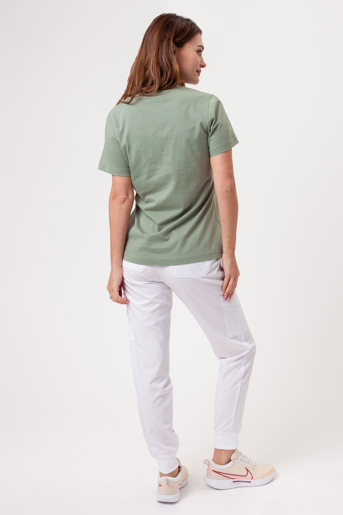 Women’s Malfini Basic T-shirt sage-3